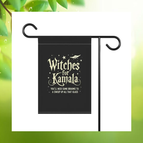Witches For Kamala You'll Need Some Brooms To A Sweep Up All That Glass Flag