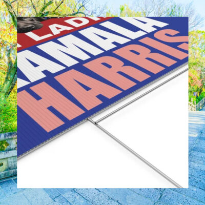 2024 Dog Ladies For Kamala Harris Yard Sign