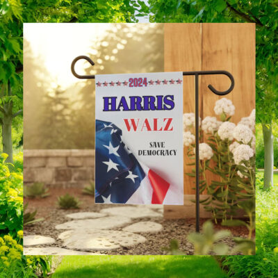2024 Harris Walz Save Democracy Election Flags