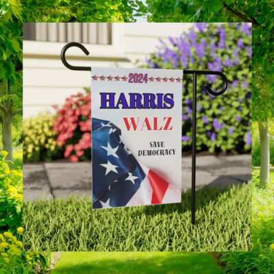 2024 Harris Walz Save Democracy Election Flags