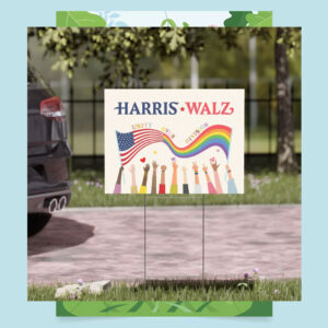 2024 Harris Walz Unity Over Division Yard Signs