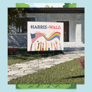 2024 Harris Walz Unity Over Division Yard Signs