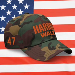 A New Way Forward Harris & Walz 2024 Camo Hat