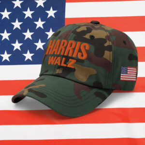 A New Way Forward Harris & Walz 2024 Camo Hat