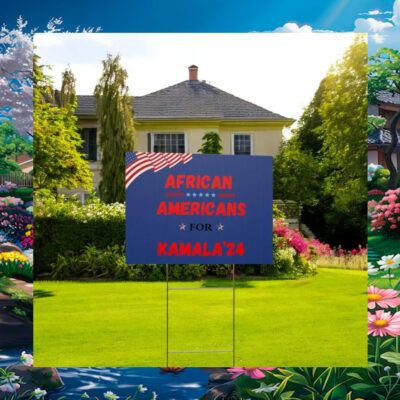 African Americans For Kamala Yard Sign