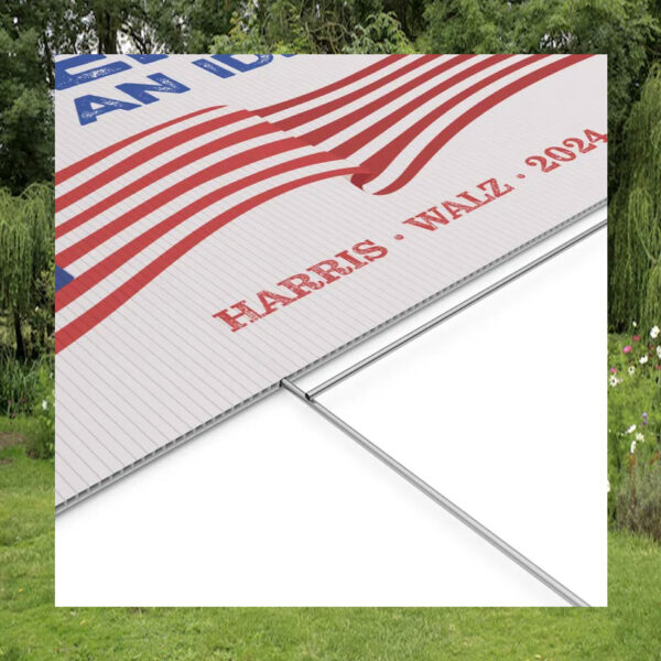 America Is An Idea Harris Walz 24 Yard Signs