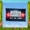Biden Harris Truth Hope Decency Flags
