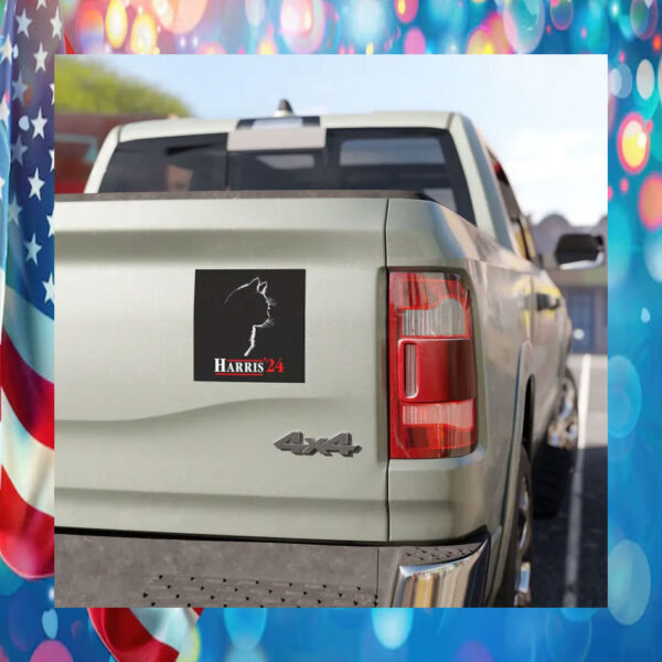 Black Cat Harris 24 Car Magnet