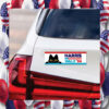 Black Cat Harris Walz 24 Car Magnet