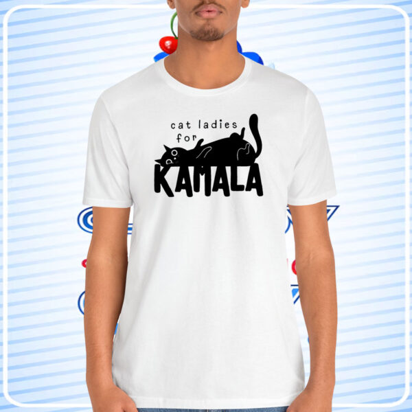 Black Cat Ladies For Kamala 2024 Shirt