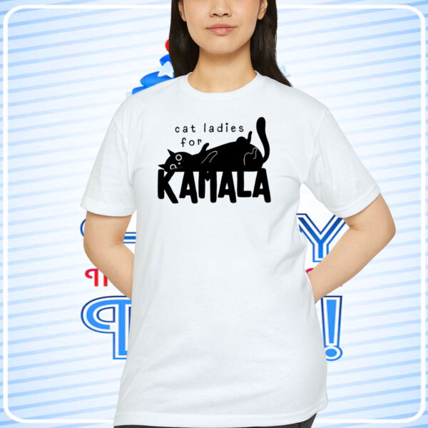 Black Cat Ladies For Kamala 2024 Shirt