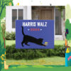 Black Cat Lady For Harris Walz Yard Sign
