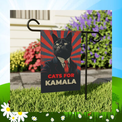 Black Cats For Kamala 2024 Flag