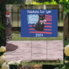 Black Childless Cat Lady For Kamala Harris 2024 Election Yard Sign