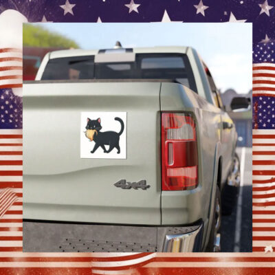 Black Felines Not Felons Harris Car Magnets