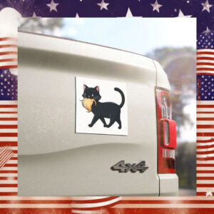 Black Felines Not Felons Harris Car Magnets