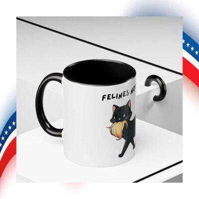 Black Felines Not Felons Harris Coffee Mug