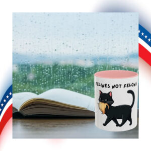Black Felines Not Felons Harris Coffee Mug