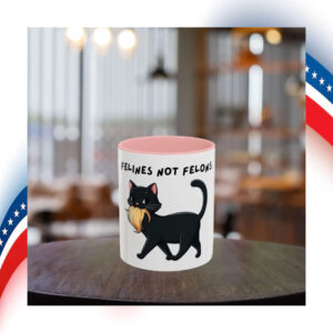 Black Felines Not Felons Harris Coffee Mug