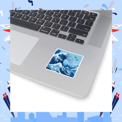 Blue Wave Cats for Kamala Sticker