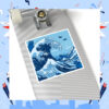 Blue Wave Cats for Kamala Sticker