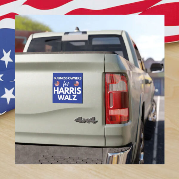 Business Owners For Harris Walz 2024 Car Magnet