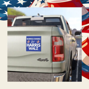 Business Owners For Harris Walz 24 Car Magnet