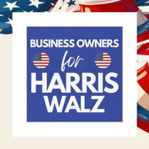 Business Owners For Harris Walz 24 Car Magnet