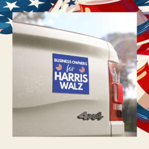 Business Owners For Harris Walz 24 Car Magnet
