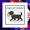Canines Not Criminals Harris Car Magnet