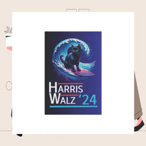 Cat Harris Walz '24 Blue Wave Garden Flag
