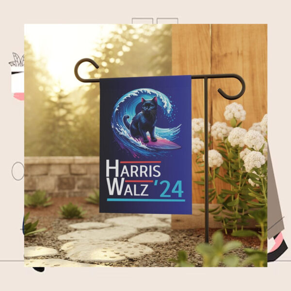 Cat Harris Walz '24 Blue Wave Garden Flag