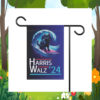 Cat Harris Walz 24 Blue Wave Garden Flags