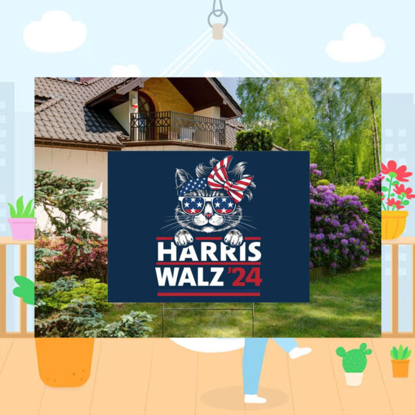 Cat Harris Walz 24 Yard Signs