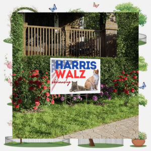 Cat Harris Walz Obviously 2024 Yard Sign