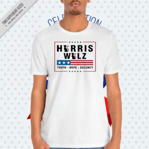 Cat Harris Walz Truth Hope Decency T-Shirt