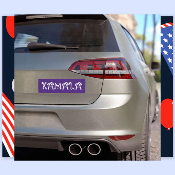 Cat Kamala Harris 2024 Election Car Magnet