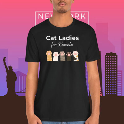 Cat Ladies For Kamala 2024 Shirts