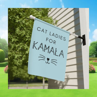 Cat Ladies For Kamala 24 Flag