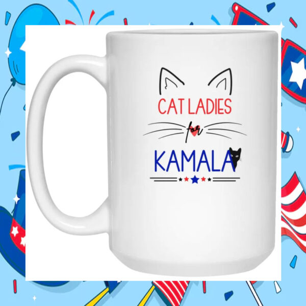 Cat Ladies For Kamala Harris Mug