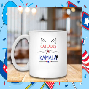 Cat Ladies For Kamala Harris Mug