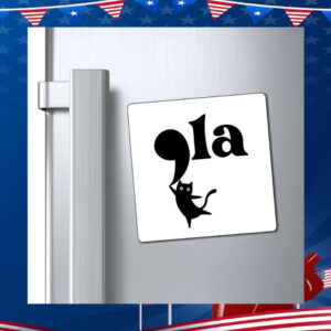 Cat Lady Comma La Harris Funny Sticker