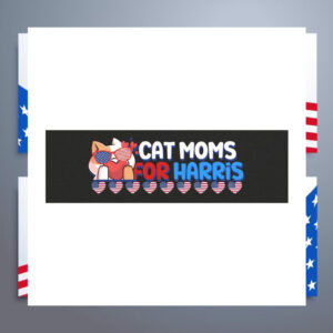Cat Moms For Harris President Car Magnet