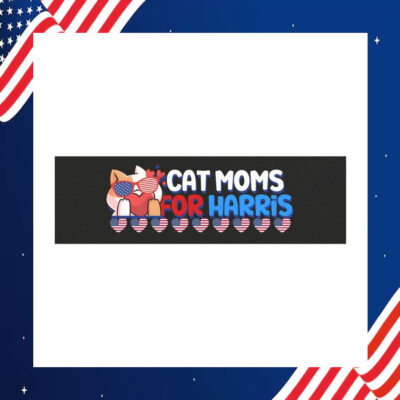 Cat Moms For Harris President Car Magnets