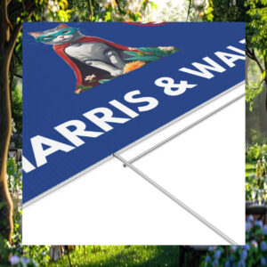 Cat Vote Harris & Walz We're Not Going Back Yard Sign