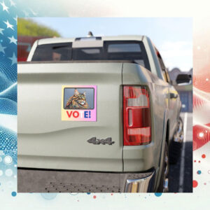 Cat Vote Kamala Harris Car Magnets