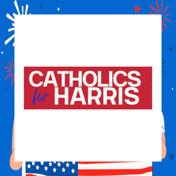 Catholics For Kamala Harris 2024 Car Magnet