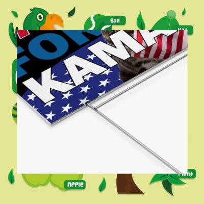 Cats For Kamala 2024 Election Plastic Yard Sign