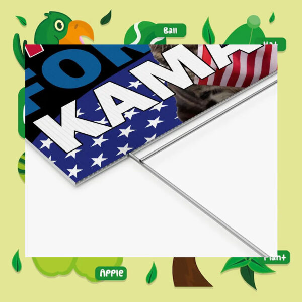 Cats For Kamala 2024 Election Plastic Yard Sign
