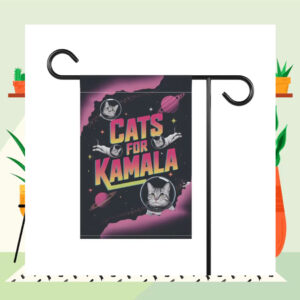 Cats For Kamala 2024 Garden Flags